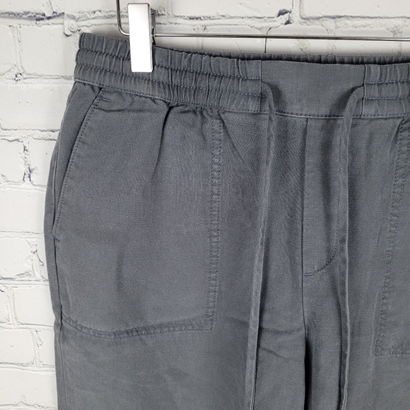 BANANA REPUBLIC | linen/lyocell/cotton blend drawstring patch pocket pants - Picture 2 of 7